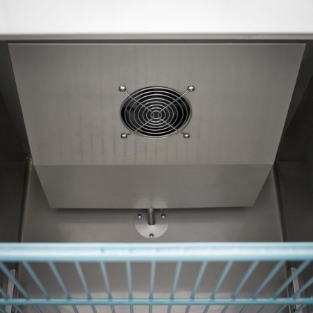 Comprar Armario refrigerado 600L 3 Estantes Ajustables 2/1 GN inox sobre Ruedas en Pepebar