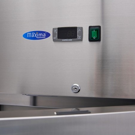 Comprar Armario refrigerado 600L 3 Estantes Ajustables 2/1 GN inox sobre Ruedas en Pepebar