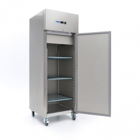 Comprar Armario refrigerado 600L 3 Estantes Ajustables 2/1 GN inox sobre Ruedas en Pepebar