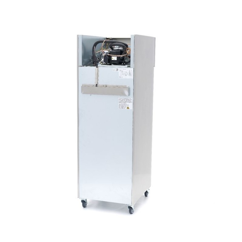Comprar Armario refrigerado 600L 3 Estantes Ajustables 2/1 GN inox sobre Ruedas en Pepebar
