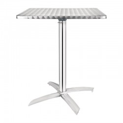 Mesa abatible cuadrada acero inoxidable Bolero CG838 - Catálogo Mesas hostelería