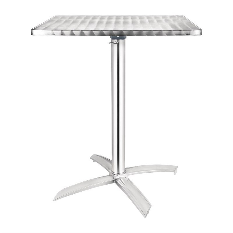 Comprar Mesa abatible cuadrada acero inoxidable Bolero CG838 en Pepebar