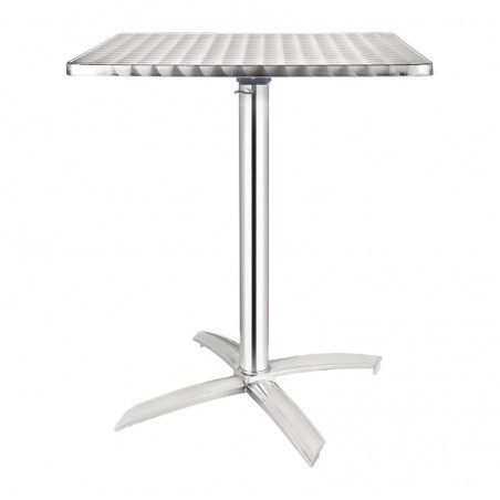 Comprar Mesa abatible cuadrada acero inoxidable Bolero CG838 en Pepebar