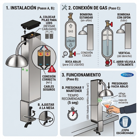 Comprar Escarchador refrigerador de copas en Pepebar