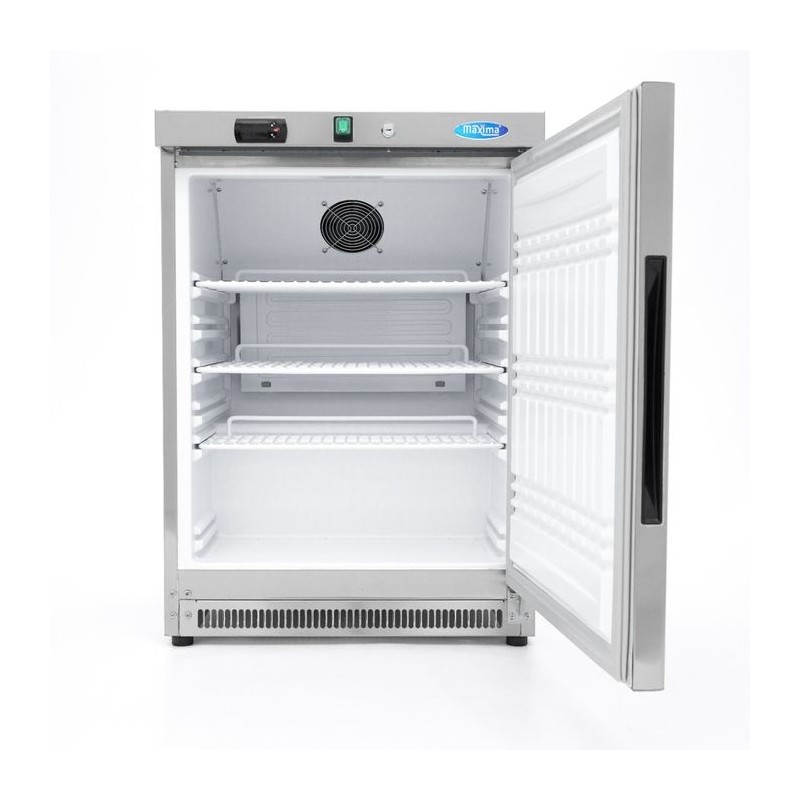 Comprar Frigorífico 200 litros 3 estantes ajustables Acero inoxidable en Pepebar