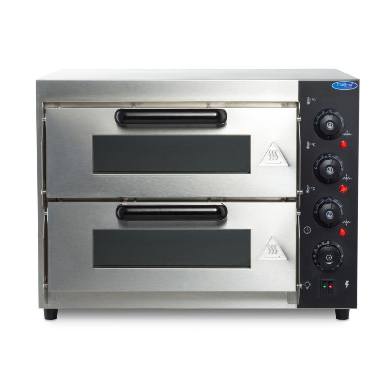 Comprar Horno de pizza con 2 cámaras para 2 pizzas de diámetro 40cm MA000011 en Pepebar