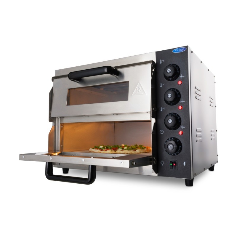 Comprar Horno de pizza con 2 cámaras para 2 pizzas de diámetro 40cm MA000011 en Pepebar