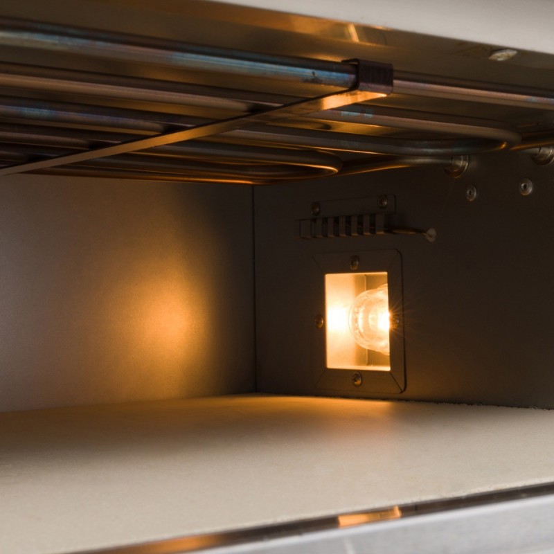 Comprar Horno de pizza con 2 cámaras para 2 pizzas de diámetro 40cm MA000011 en Pepebar