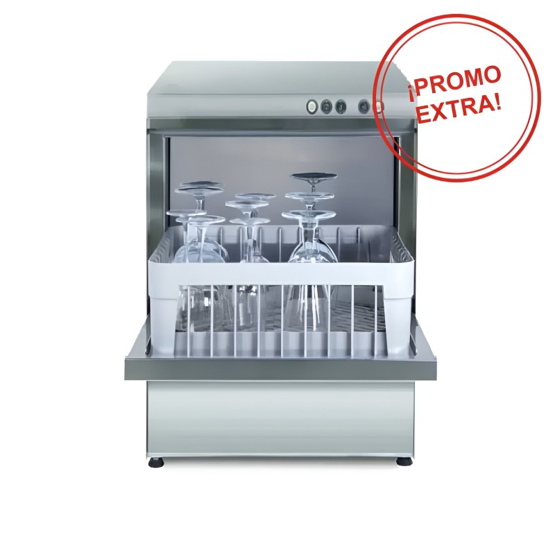 Comprar Lavavasos de 40x40cm con dosificador de detergente y bomba de agua Coox XD221 en Pepebar