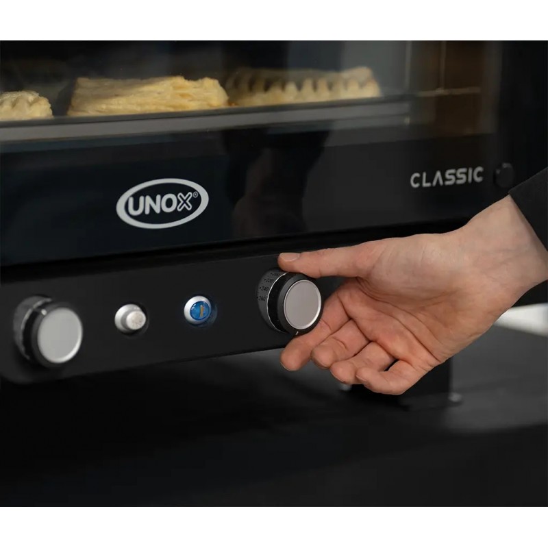 Comprar Horno industrial Bakerlux Classic 4 bandejas 460x330 mm Unox XENA-04HS-MADN en Pepebar