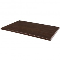 Tablero rectangular Bolero de color marrón oscuro 1200x800mm - Pepebar Tablero rectangular Bolero de color marrón oscuro 1200x800mm - Catálogo Mesas hostelería