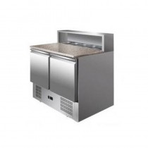 Mesa refrigerada GN 1/1 Preparación ensaladas fondo 700 encimera granito PS900 - Pepebar Mesa refrigerada GN 1/1 Preparación ensaladas fondo 700 encimera granito PS900 - Catálogo Bajo mostrador y mesas