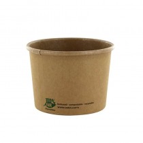 25 Soperas de cartón 350 ml Ø 9,8 cm · 7 cm