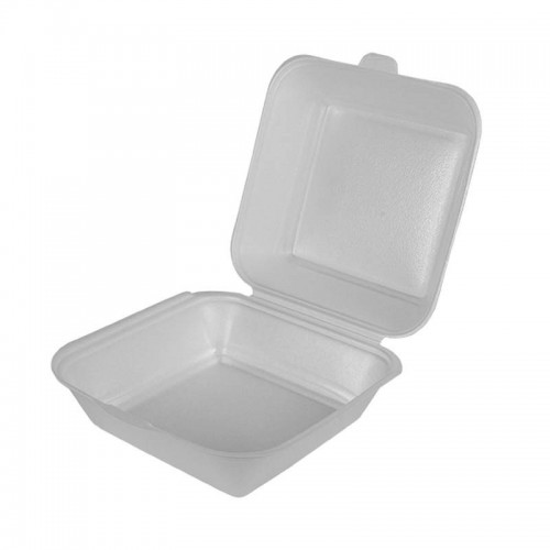Comprar 100 Envases XXL para hamburguesas con tapa-bisagra 11 cm x 20 cm x 20 cm en Pepebar