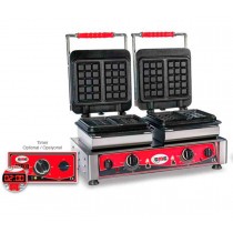 Gofrera profesional GMG doble bruxelles KGW-22 - Catálogo Gofreras Profesionales