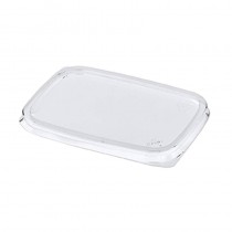 100 Tapas transparentes cuadradas para recipientes 0,6 cm x 8,1 cm x 10,8 cm - Pepebar 100 Tapas transparentes cuadradas para recipientes 0,6 cm x 8,1 cm x 10,8 cm