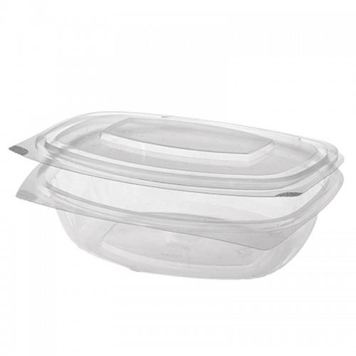 50 Recipientes transparentes con tapa bisagra 1 l 7,6 cm x 20,5 cm x 16,8 cm Comprar 50 Recipientes transparentes con tapa bisagra 1 l 7,6 cm x 20,5 cm x 16,8 cm en Pepebar