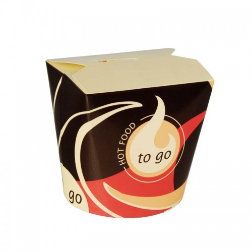 Comprar 50 Envases de cartón cuadrados de comida para llevar 750 ml 10,1 cm x 10 cm x 9,1 cm en Pepebar