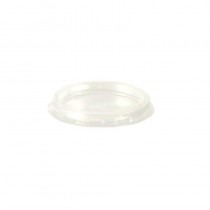 50 Tapas transparentes redondas para tarrinas pequeñas Ø 4,6 cm