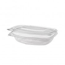 50 Recipientes transparentes con tapas bisagra 50 ml 3,1 cm x 16,1 cm x 13,2 cm