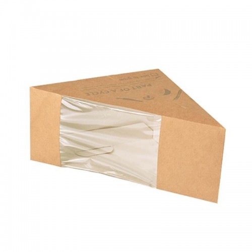 50 Envases de cartón con ventana de PLA para sándwiches 12,3 cm x 12,3 cm x 8,2 cm Comprar 50 Envases de cartón con ventana de PLA para sándwiches 12,3 cm x 12,3 cm x 8,2 cm en Pepebar