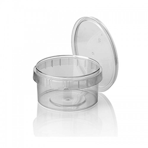 Comprar 40 Envases transparentes con cierre hermético de seguridad 480 ml Ø 11,8 cm · 7 cm en Pepebar