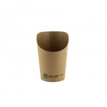 50 Vasos de cartón para wraps 230 ml 11,3 cm x 6 cm x 8 cm