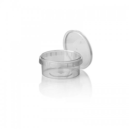 Comprar 36 Envases transparente con cierre hermético de seguridad 240 ml Ø 9,5 cm · 5,6 cm en Pepebar