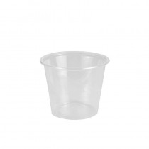 50 Salseras redondas transparentes 125 ml Ø 7,1 cm · 5,7 cm