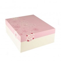 15 Cajas de cartón cuadradas con tapa para tartas diseño floreado 30 cm x 30 cm x 13 cm - Pepebar 15 Cajas de cartón cuadradas con tapa para tartas diseño floreado 30 cm x 30 cm x 13 cm