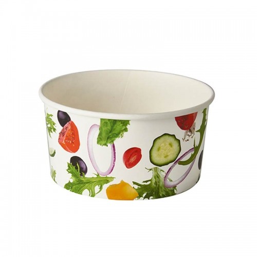 Comprar 45 Envases de cartón para ensalada 1 l Ø 15 cm · 7,5 cm en Pepebar