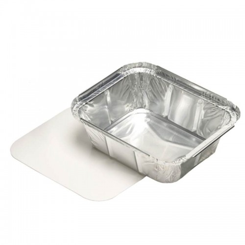 10 Recipientes cuadrados de aluminio con tapas de cartón para insertar 0,5 l 4,2 cm x 11,4 cm x 14 cm Comprar 10 Recipientes cuadrados de aluminio con tapas de cartón para insertar 0,5 l 4,2 cm x 11,4 cm x 14 cm en Pepebar