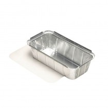 10 Recipientes cuadrados de aluminio con tapas de cartón para insertar 1 l 5,4 cm x 11 cm x 21,3 cm - Pepebar 10 Recipientes cuadrados de aluminio con tapas de cartón para insertar 1 l 5,4 cm x 11 cm x 21,3 cm