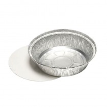 25 Recipientes redondos de aluminio con tapas de cartón para insertar 770 ml Ø 18,2 cm · 4 cm - Pepebar 25 Recipientes redondos de aluminio con tapas de cartón para insertar 770 ml Ø 18,2 cm · 4 cm - Catálogo Envases para pollos asados
