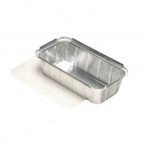 apretón carolino sutil ⊛ Bandejas de aluminio ✓ 10 Recipientes cuadrados de aluminio con tapas de  cartón 1,5 l 7 cm x 13 cm x 24,2 cm | PepeBar.com