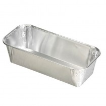 10 Envases cuadrados de aluminio 1,09 l 6 cm x 10,2 cm x 23 cm