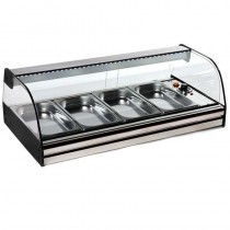 Vitrina de tapas calientes con cubetas GN 1-3 varias medidas y opciones CA