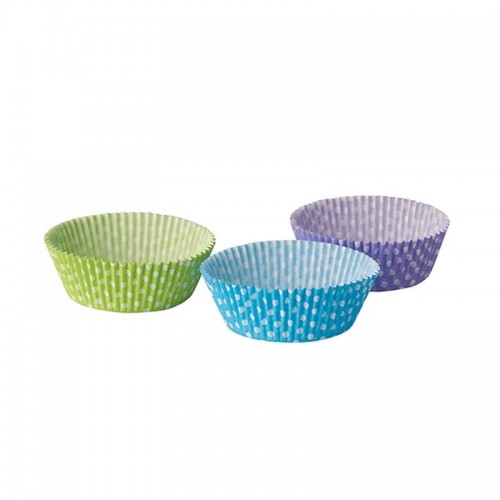 Comprar 60 Cápsulas para magdalenas con diseño de lunares y distintos colores Ø 5 cm · 2,5 cm en Pepebar