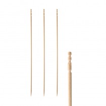 500 Pinchos Brochetas biodegradable gama Pure 15 cm torneado