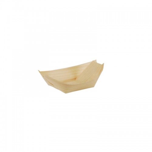Comprar 50 Boles, madera biodegradable gama Pure 8,5 cm x 5,5 cm Barca en Pepebar