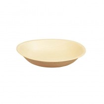 25 Boles, Hoja de palma biodegradable gama Pure redondo 300 ml Ø 17,5 cm · 3,5 cm