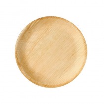 6 Platos, Hoja de palma biodegradable gama Pure redondo Ø 23 cm · 2,5 cm - Pepebar 6 Platos, Hoja de palma biodegradable gama Pure redondo Ø 23 cm · 2,5 cm