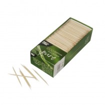 1800 Palillos, madera biodegradable gama Pure redondo 6,8 cm