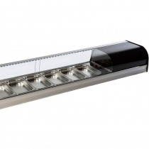 Vitrina expositora refrigerada 10 cubetas FR-10I - Pepebar Vitrina expositora refrigerada 10 cubetas FR-10I - Catálogo Vitrina tapas sobremostrador