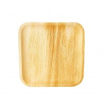 25 Platos, Hoja de palma biodegradable gama Pure cuadrado 25,5 cm x 25,5 cm x 1,5 cm - Pepebar 25 Platos, Hoja de palma biodegradable gama Pure cuadrado 25,5 cm x 25,5 cm x 1,5 cm