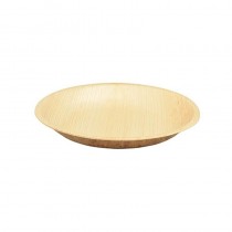 25 Platos, Hoja de palma biodegradable gama Pure redondo Ø 18,5 cm · 2,5 cm