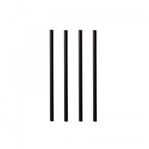 Comprar 500 Pajitas de cocktail, papel biodegradable gama Pure Ø 7 mm · 15 cm negro en Pepebar