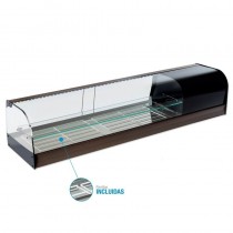 Vitrina expositora refrigerada 1 estante FR-150IE 1570 mm - Pepebar Vitrina expositora refrigerada 1 estante FR-150IE 1570 mm - Catálogo Vitrinas refrigeradas