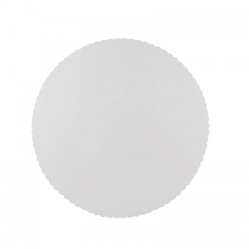Comprar 10 Bases de cartón para tarta biodegradable gama Pure redondo Ø 28 cm blanco con borde dentado en Pepebar
