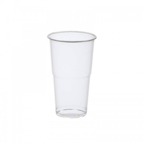 Comprar 12 Vasos para bebidas frías, PLA biodegradable gama Pure 0,5 l Ø 9,5 cm · 16,2 cm transparente con borde redondeado en Pepebar